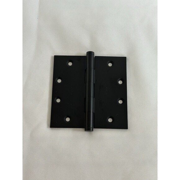 Baldwin Hinge 1045.190.I SQ 4.5IN X 4.5IN Satin Black Button Finials Heavyduty - Picture 8 of 9